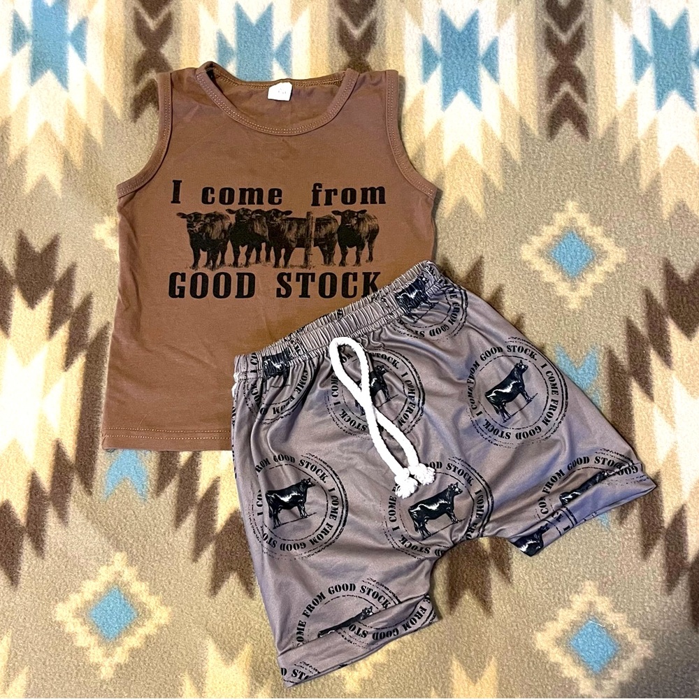 Cute tank top and shorts